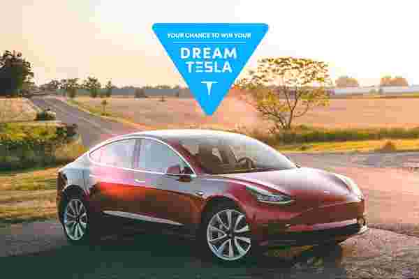 以下是你可以免费赢得2020特斯拉Model 3的方法